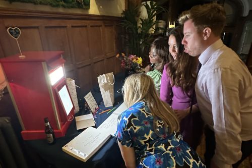 Selfie Post Box Hire Bristol wedding