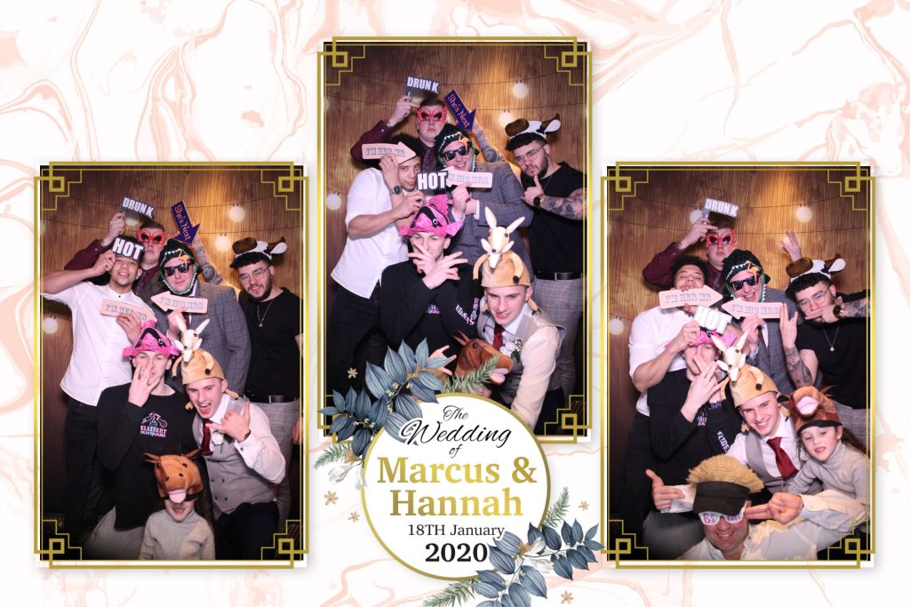 Magic mirror template design, with the guys having a great time with the props.