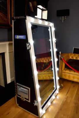 Magic Mirror at Old Down Manor in Bristol, also known as a Selfie Mirror.