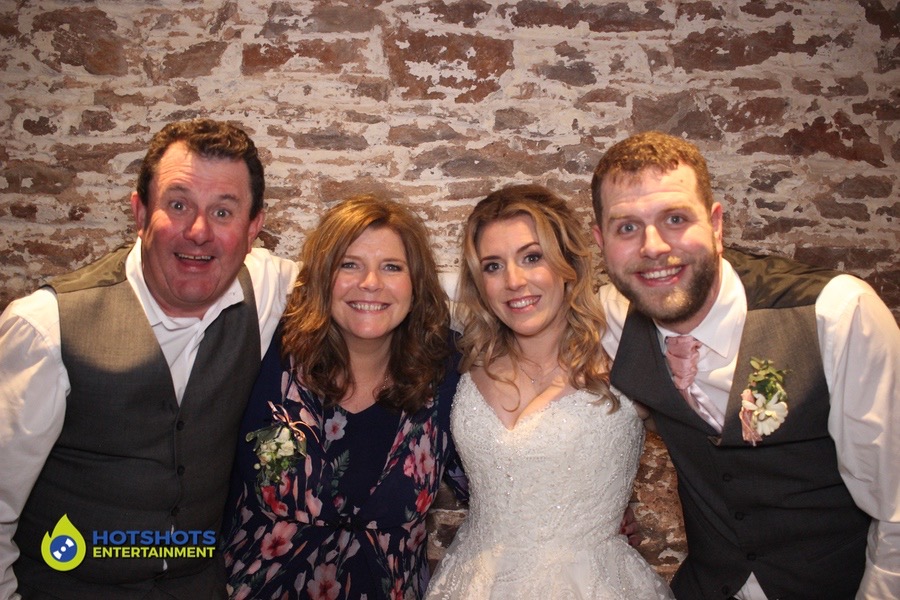 Family photo booth time