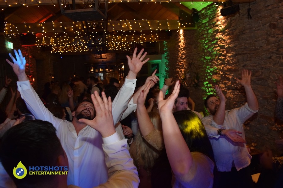 Good times on the dance floor at The White Horse Barn with DJ Morf