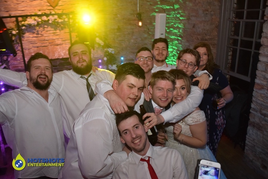 Good time photo shoot on the dance floor with DJ Morf